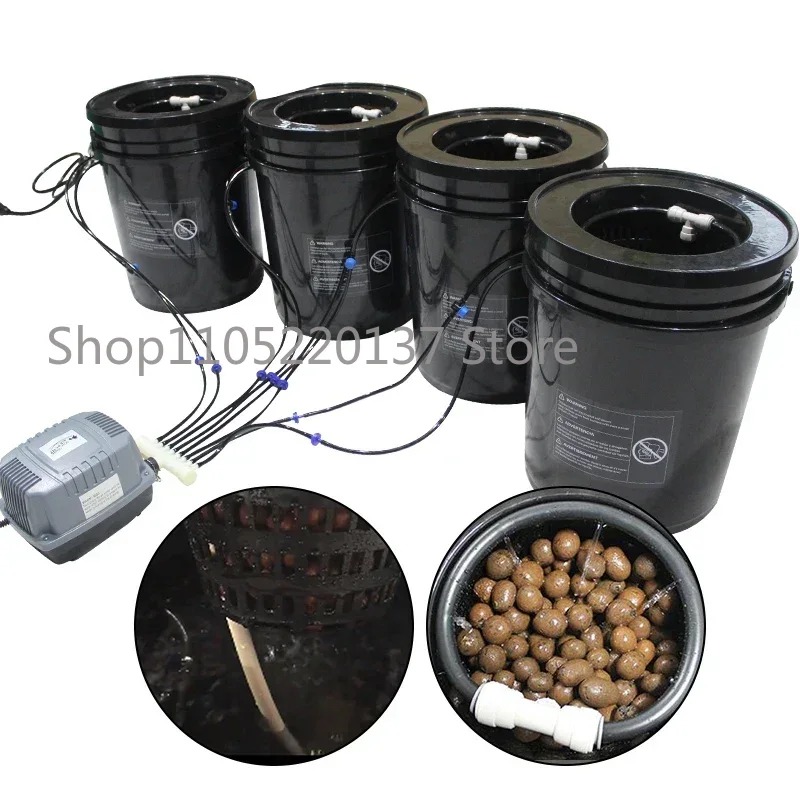 Dwc Bucket System 5 Gallon - نظام الزراعة المائية بالتنقيط لإعادة تدوير