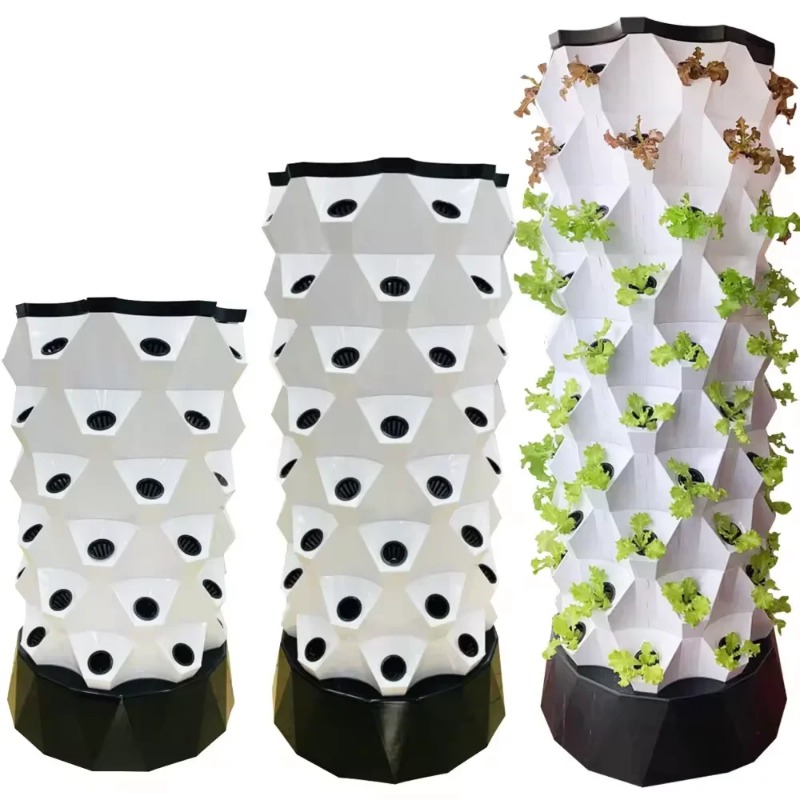 Hydroponic Tower Garden - الدفيئة الزراعية الجديدة نظام الزراعة المائية
