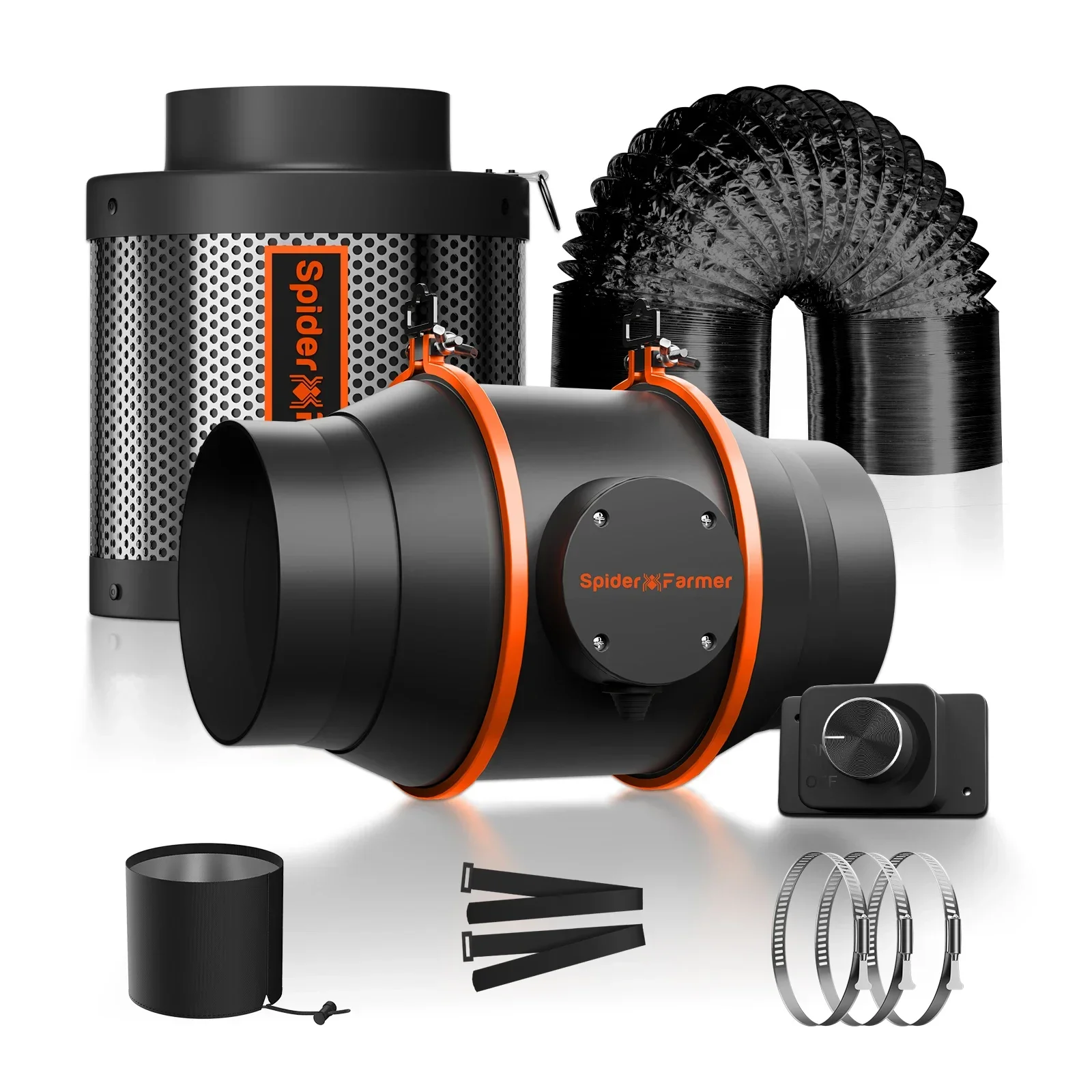 Carbon Filter Grow 6 Inch - طقم تهوية من سبايدر فارمر بفلتر