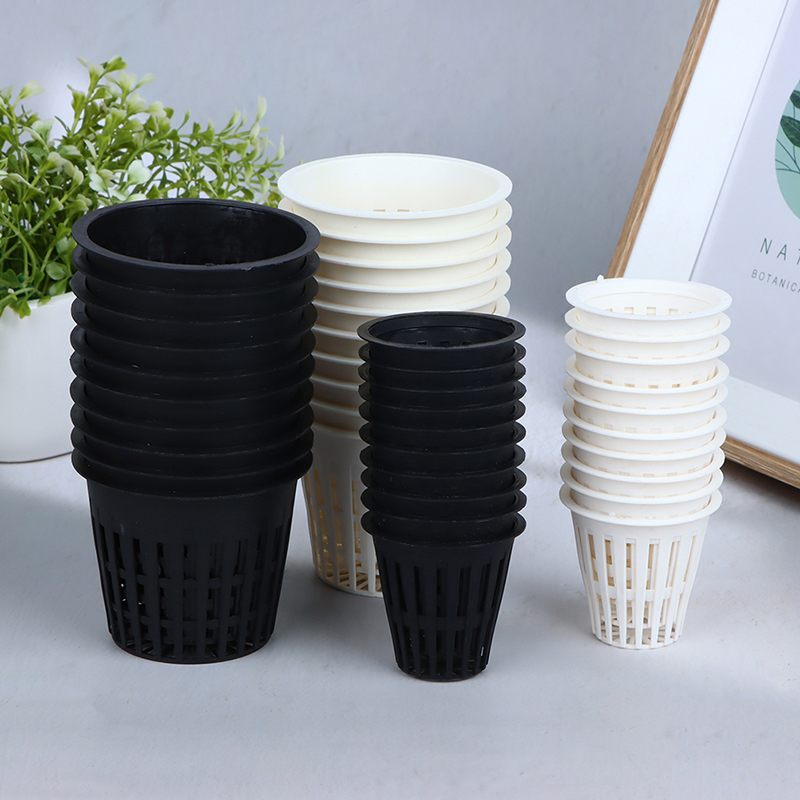 Hydroponic Net Pots 3 Inch - 10 قطع، أكواب زراعة الأوركيد بحجم