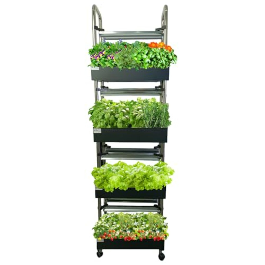 Hydroponic Tower Garden - نظام زراعة مائية داخلي: حديقة عمودية