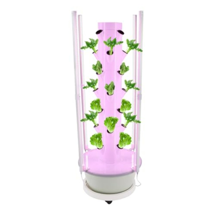 Hydroponic Tower Garden - برج زراعة مائي للحدائق الداخلية والخارجية