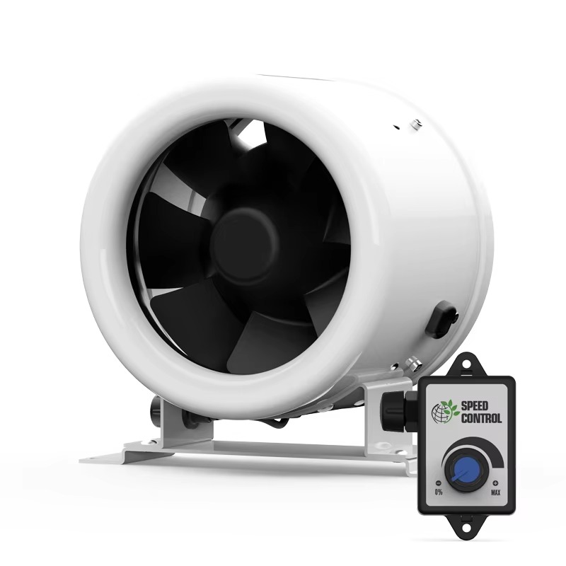 مروحة أنبوبية صناعية مخفية بتد - مراجعة Inline Duct Fan 8 Inch وسعره