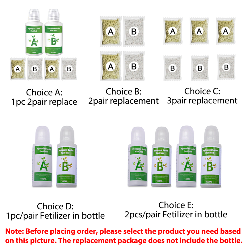 الأسمدة AB مجموعة جزأين المائي - مراجعة Hydroponic Nutrient A B Set وسعره