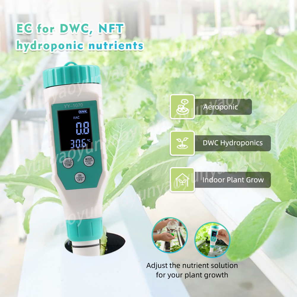 جهاز اختبار جودة المياه الرقمي - مراجعة Ph Ec Meter Hydroponic وسعره