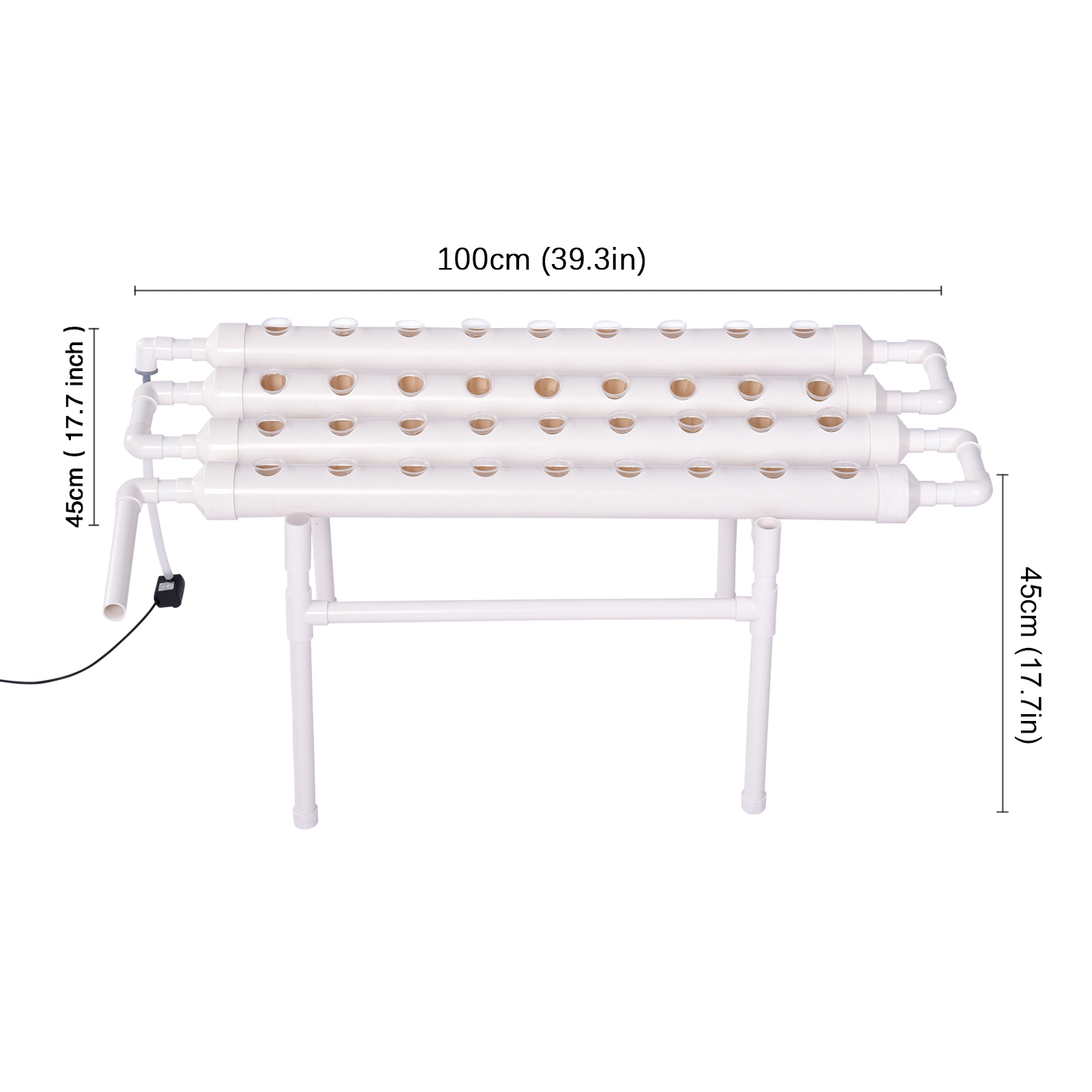 نظام زراعة مائي بـ 36 موقعًا،  - مراجعة Hydroponic Growing System 36 Site وسعره