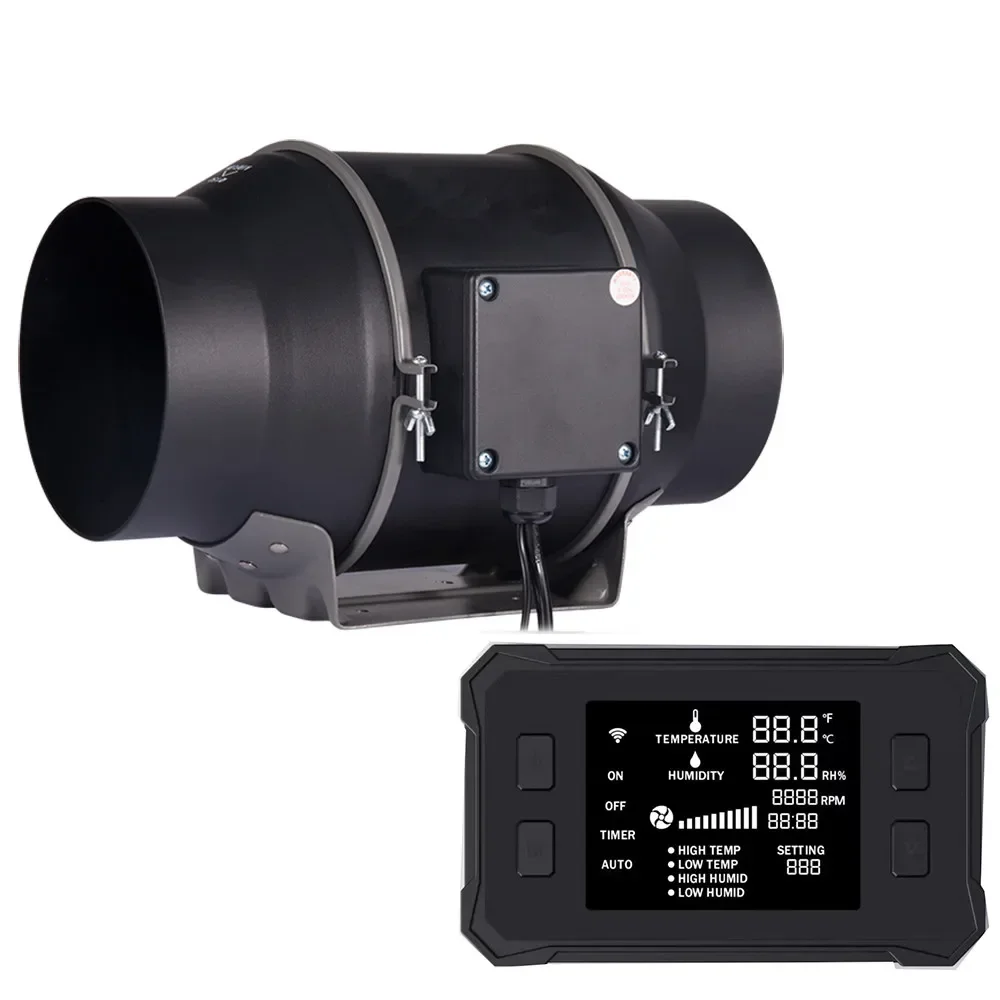 مروحة هواء ذكية 8 بوصة من أليك - مراجعة Inline Duct Fan 8 Inch وسعره