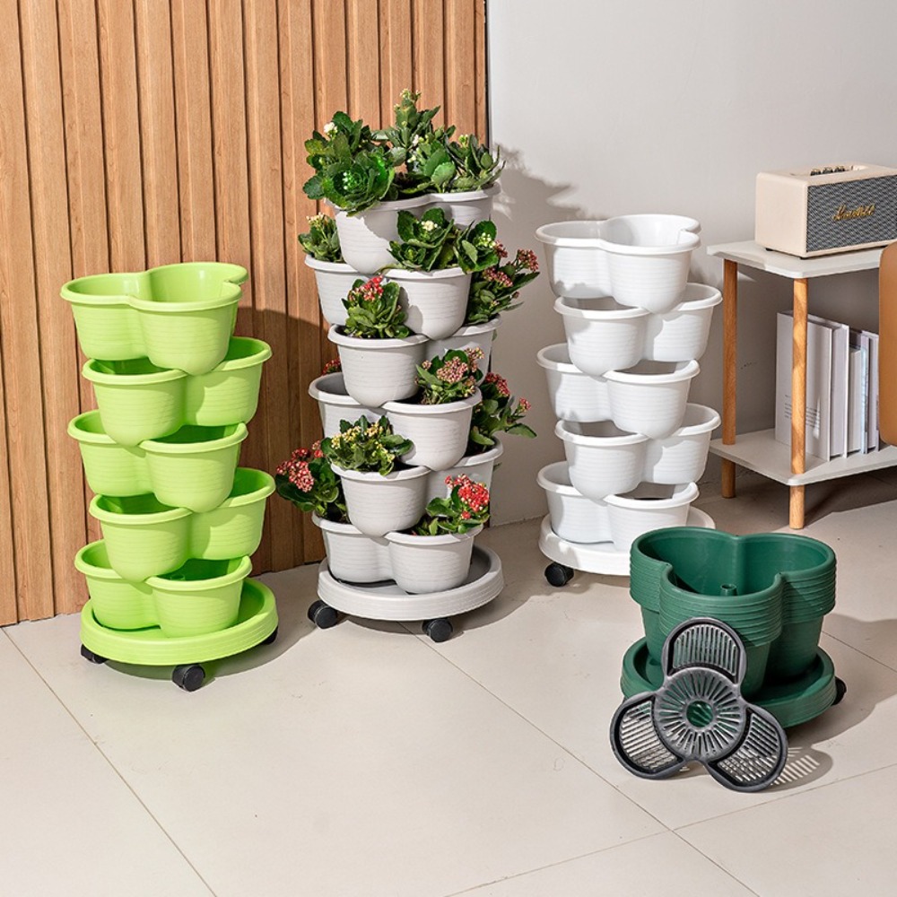 أصيص زهور عمودي جديد قابل للتك - مراجعة Hydroponic Tower Garden وسعره