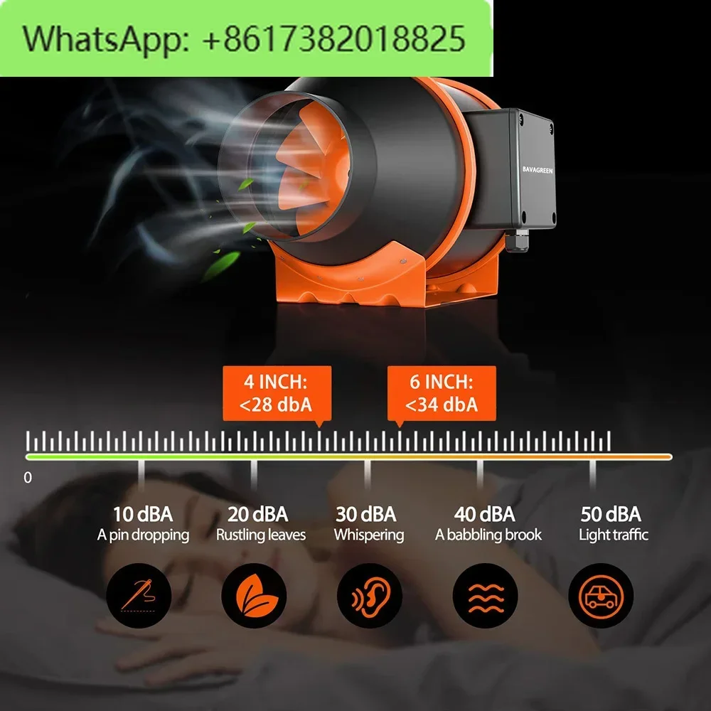 نظام Smart Grow BA200 180W مع  - مراجعة Inline Duct Fan 8 Inch وسعره