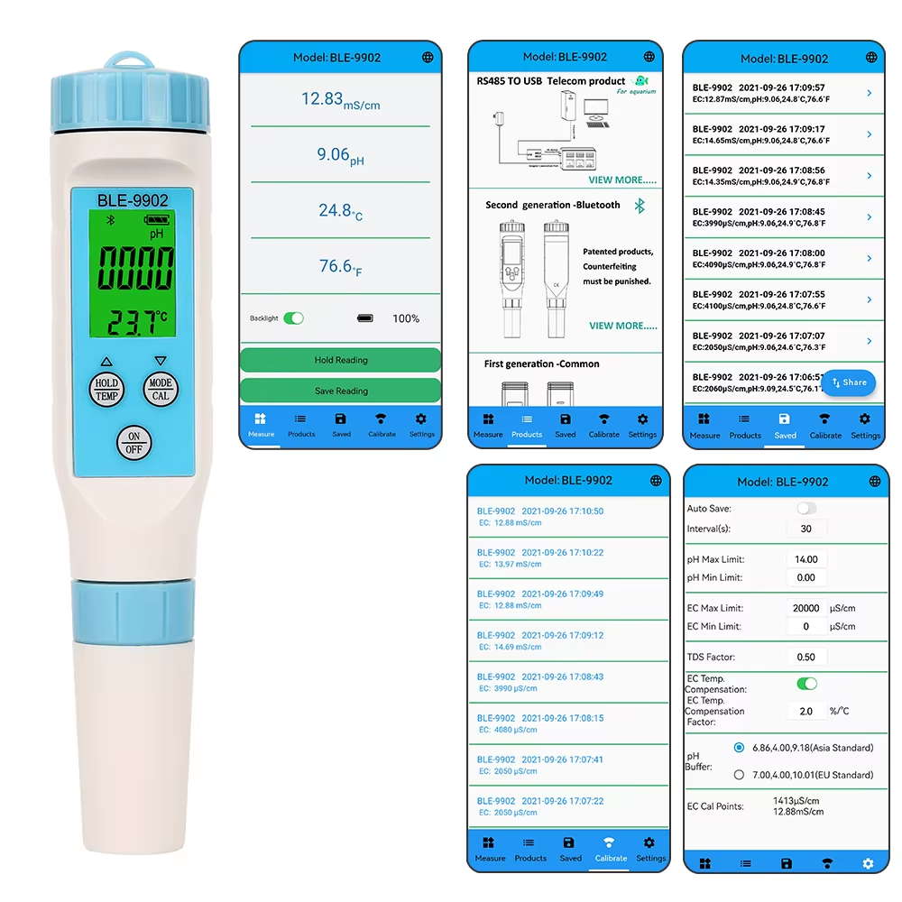 جهاز قياس جودة المياه الرقمي م - مراجعة Ph Ec Meter Hydroponic وسعره