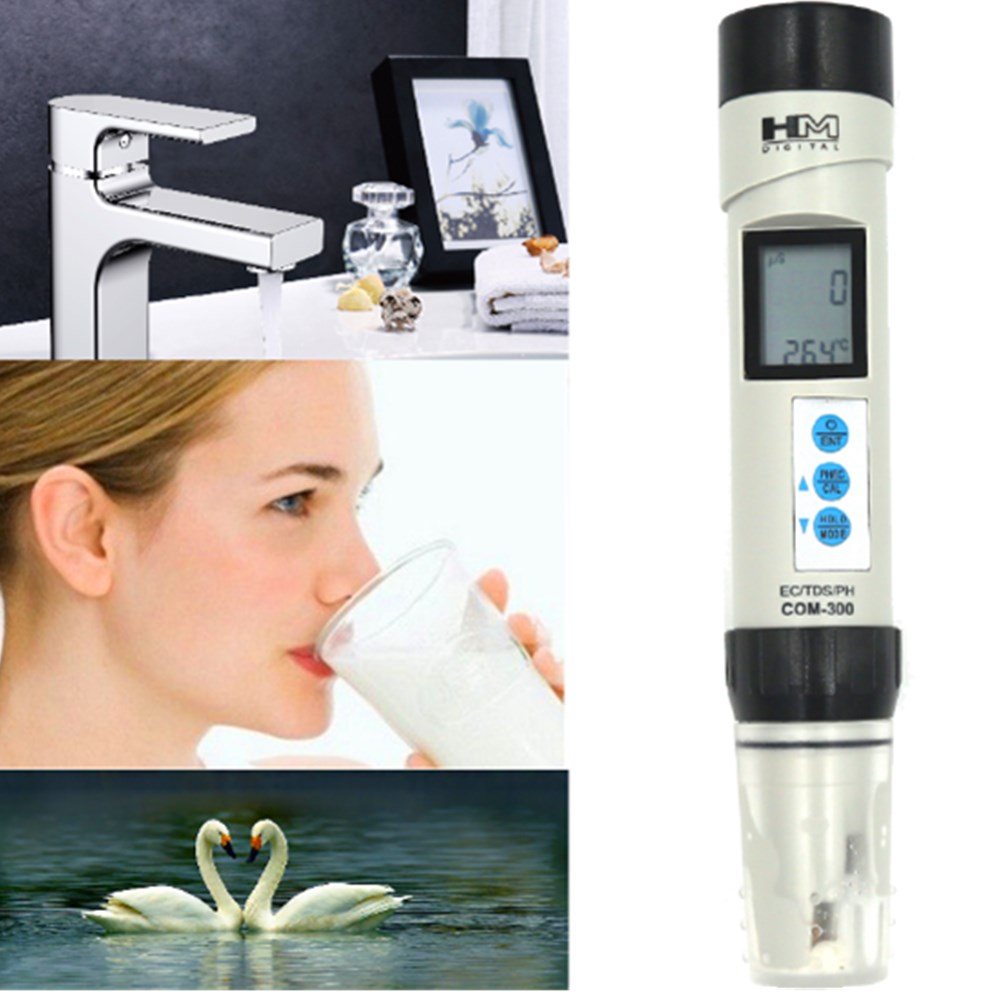 HM 2 /3 /4 في 1 الرقمية PH متر - مراجعة Ph Ec Meter Hydroponic وسعره