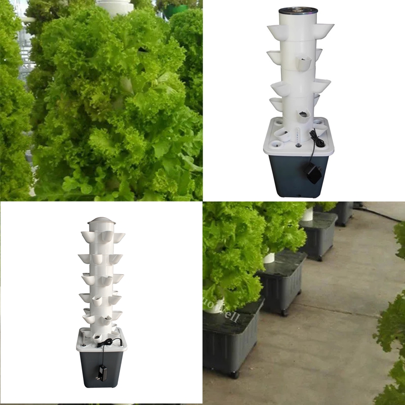 برج الزراعة المائية العمودية ا - مراجعة Hydroponic Tower Garden وسعره