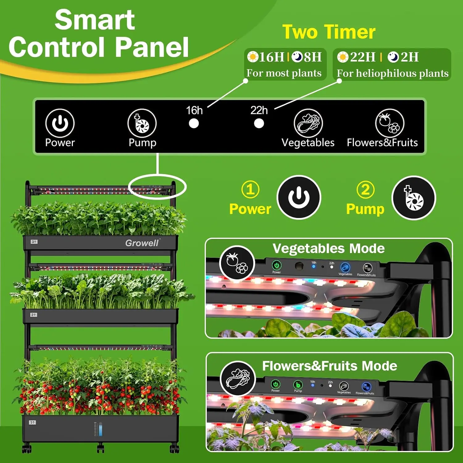 نظام زراعة مائية كبير، طقم حدي - مراجعة Hydroponic Tower Garden وسعره