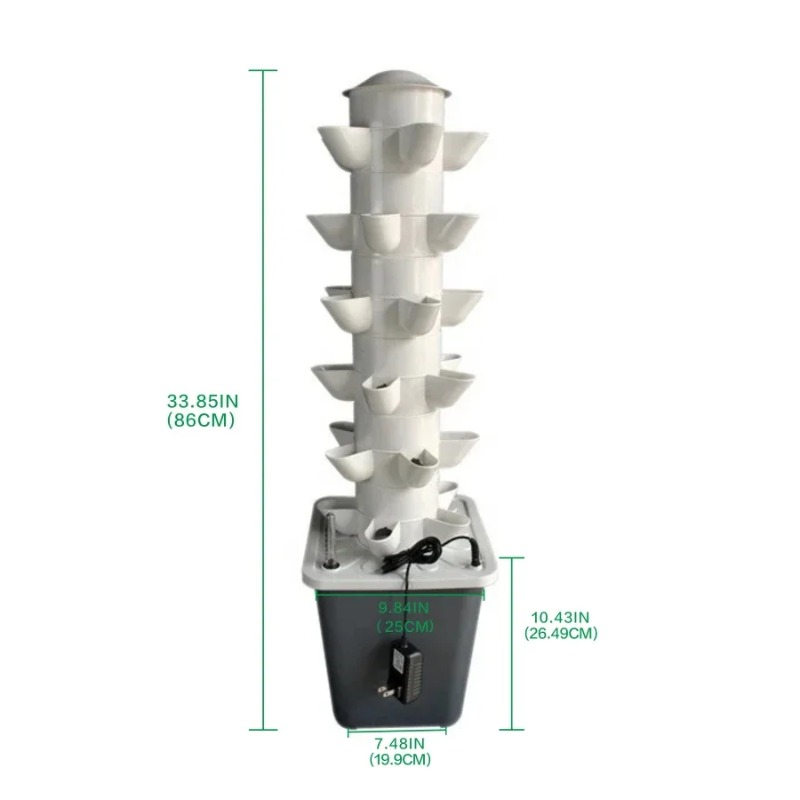【عرض ساخن】نظام زراعة مائي صغير - مراجعة Hydroponic Tower Garden وسعره